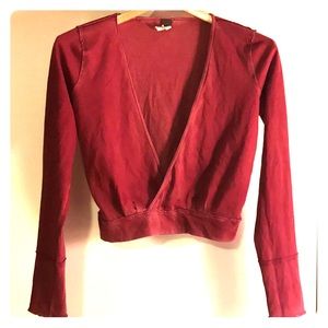 We the Free cool v-neck wrap shirt